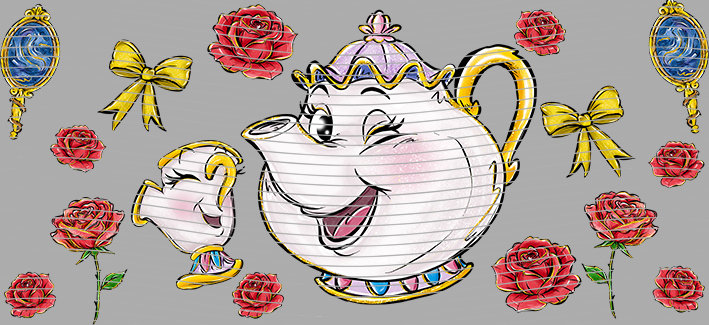 16oz Disney style-D-2245